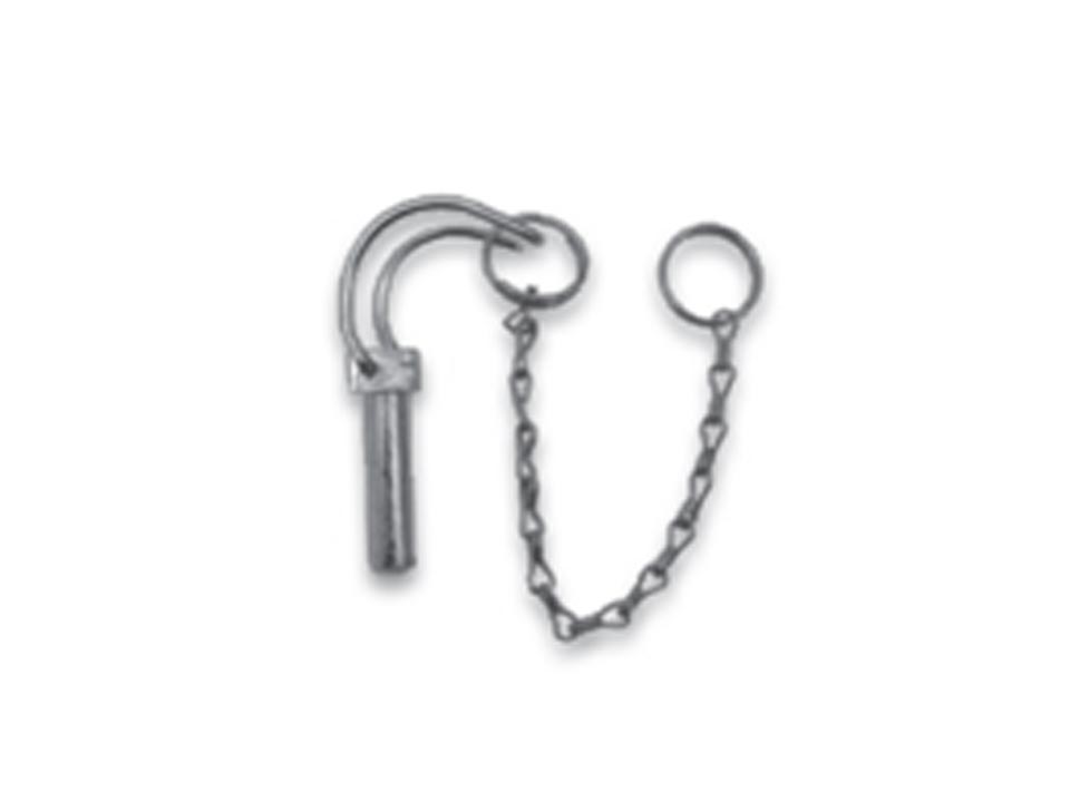 Rohrklappstecker mit Kette